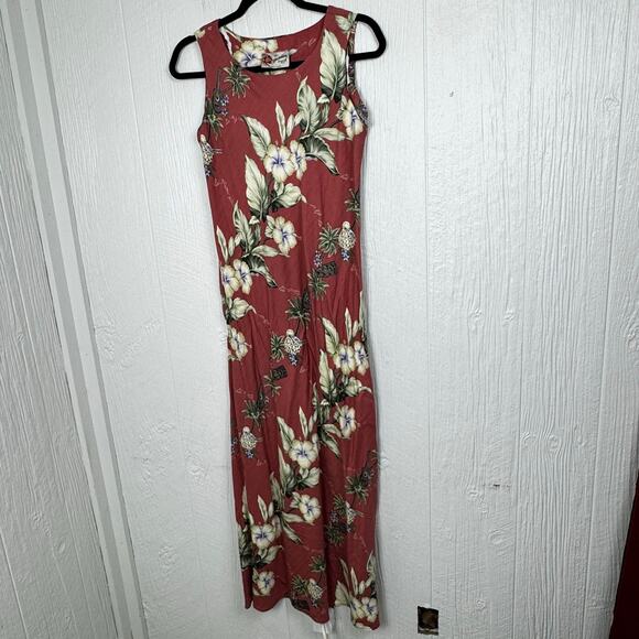 Hilo Hattie The Hawaiian Original Dress Sz Small Sleeveless Rayon Floral Resort - Picture 8 of 8